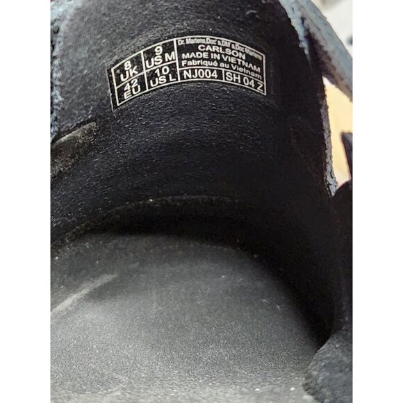 Dr. Martens Carlson Men’s 9 Black Suede Slingback main image 4